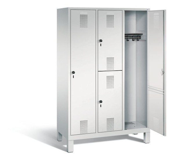 C+P cijferslot Evolo, H1850xB1200xD500mm, kleur: lichtgrijs, 48610-32 S10013