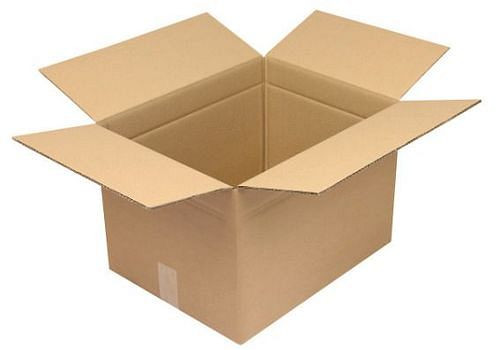 TransPak golfkartonnen vouwdoos 2-wandig, binnenmaat 450 x 350 x 300 mm, formaat A3, kwaliteit 2.30BC, verpakking: 10 stuks, 299358