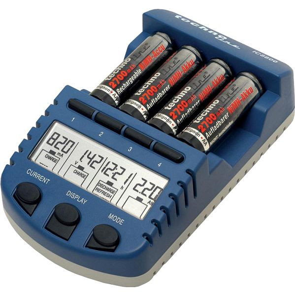 Technoline-oplader Delta-U-oplader met individuele asbesturing, ultrasnel opladen, BC 1000 N
