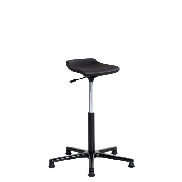 SOFAME stahulp ERGOSLIM met glijder, zithoogte 58-84 cm, aluminium onderstel, eenvoudig mechaniek, W050100013