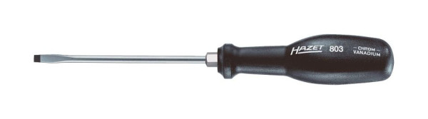 Hazet schroevendraaier trinamic, sleufprofiel, 1 x 5,5 mm, rond blad, oppervlak: verchroomd, afmetingen/lengte: 235 mm, 803S-55
