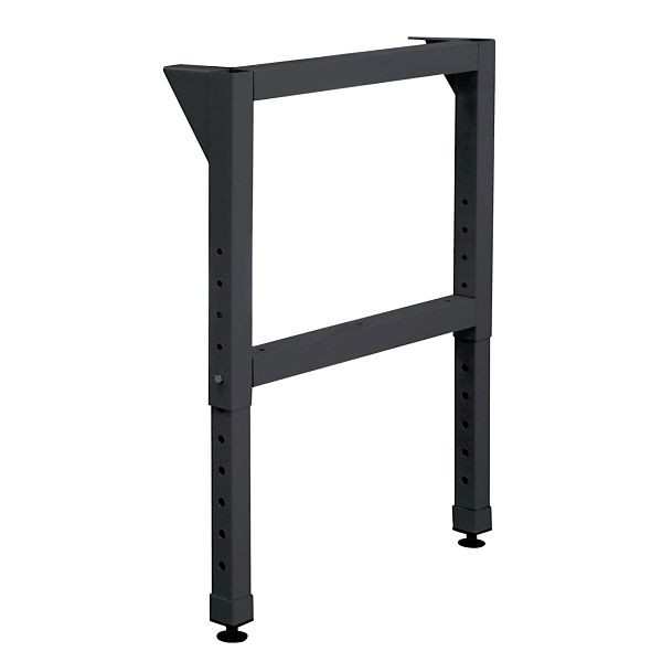 ADB werkbankonderstel in hoogte verstelbaar, H600-1000 x D700 mm, in hoogte verstelbaar, antracietgrijs, RAL 7016, 42533