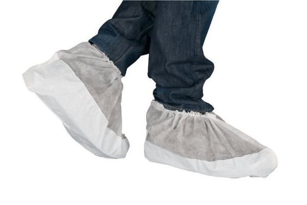KEMMLIT wegwerpschoenen, hoog, wit, verpakking van 300, 200.520