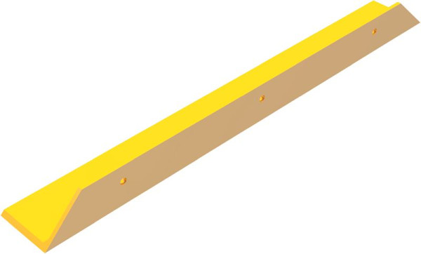 Schake Schrammbord stalen hoek 100 x 150 x 10 mm voor plugbevestiging, totale lengte: 1200 mm, 477_47BG