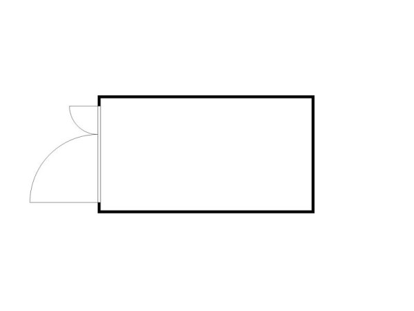 FLADAFI materiaalcontainer MC1400 XXLTS, verzinkt, gedemonteerd, 4.050 x 2.540 x 2.595 mm