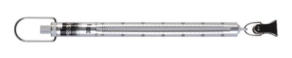 PESOLA veerweegschaal 300g, schaalverdeling 2g, Medio line, zwart, met klem, 40300