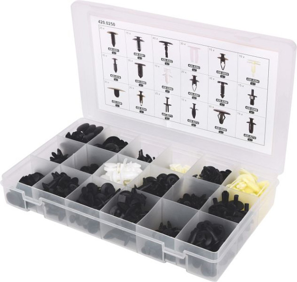 KS Tools bevestigingsclipset voor Ford, 415-delig, 420.0250