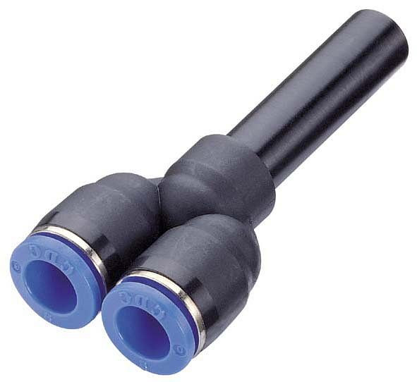 timmer B-YSr-10-8-KU, gereduceerde Y-connector van kunststof, slang-Ø: 10 mm, slang-Ø: 8 mm, VE: 10 stuks, 03470302