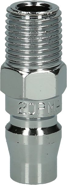 KS Tools metalen steeknippel, 1/4" buitendraad, Azië, 999.9089