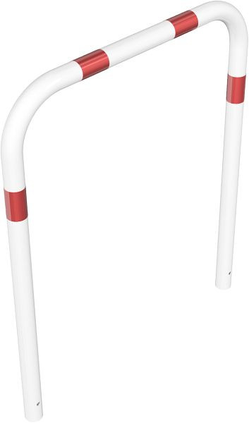 Schake buisbeugel van stalen buis Ø 60 x 2,5 mm zonder dwarsbalk voor inzetting in beton, totale breedte: 1000 mm, totale hoogte: 1200 mm, 465_12B