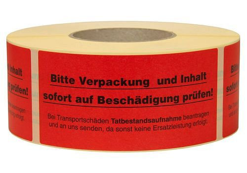 DENIOS waarschuwings- en informatielabels, controleer de inhoud, 145 x 70 mm, van papier, 299628