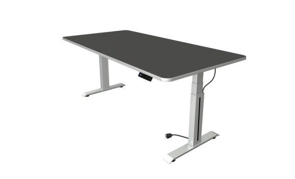 Kerkmann zit-statafel B 2000 x D 1000 mm, elektrisch in hoogte verstelbaar van 640-1290 mm, antraciet, 10010913