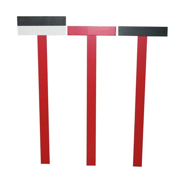 NESTLE houten vizierset, 2 halve en 1 volledige kruis, 1.25m, 21117000