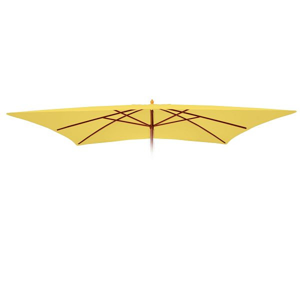 Mendler vervangende hoes voor Florida parasol, parasolhoes vervangende hoes, 3x4m polyester, geel, 97752