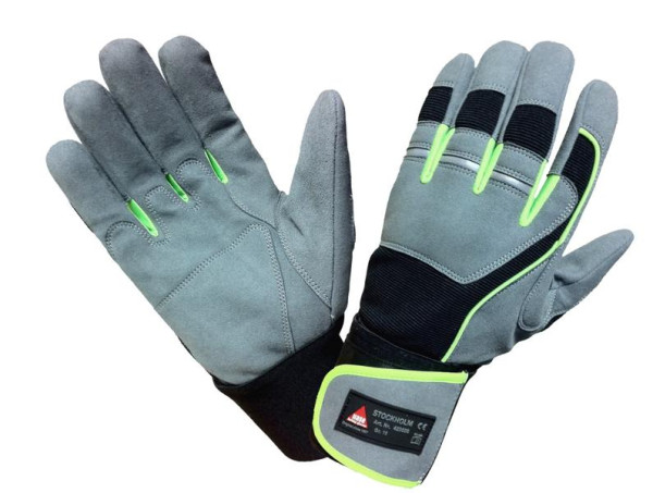 Hase Safety STOCKHOLM, Montagehandschuh, High-Quality Velcro, Spandex, Größe: 9, VE: 10 Paar, 423000-9