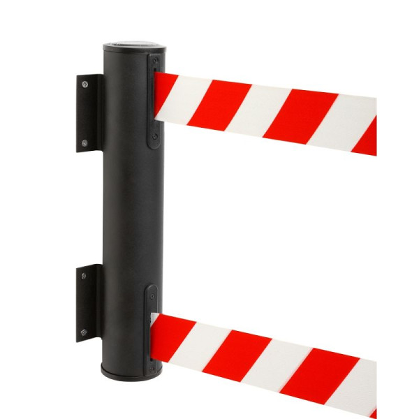 Stein HGS HGS wandbandcassette -P-Line Dual-, rood/wit diagonaal (gearceerd), met bandeindstuk (standaard), 34248-1302