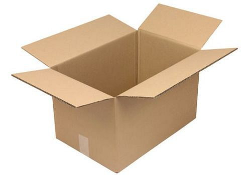 TransPak golfkartonnen vouwdoos 2-wandig, binnenmaat 480 x 320 x 300 mm, kwaliteit 2.30BC, VE 10, 299361