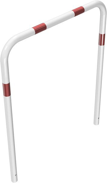 Schake buisbeugel van stalen buis Ø 48 x 2,5 mm zonder dwarsbalk voor inzetting in beton, totale breedte 1000 mm, totale hoogte 1200 mm, gecoat, 448_12B
