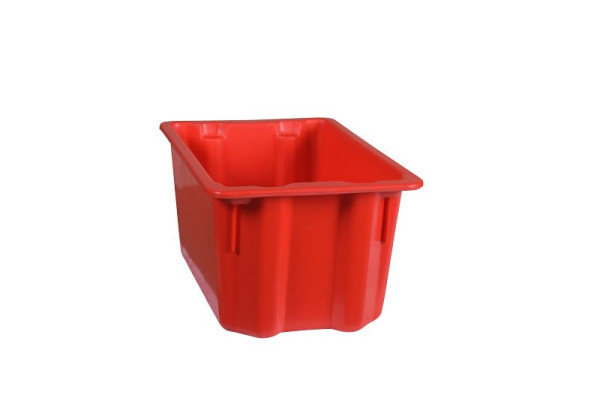 Plastipol-Scheu K 400/2 POLYBOX PP ROOD, 300 mm x 200 mm x 150 mm, 28420021