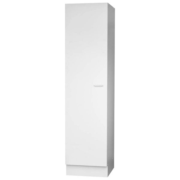 Lüllmann hoge keukenkast, 1 deur, 5 planken, 2000 x 500 x 600 mm, wit, 720270