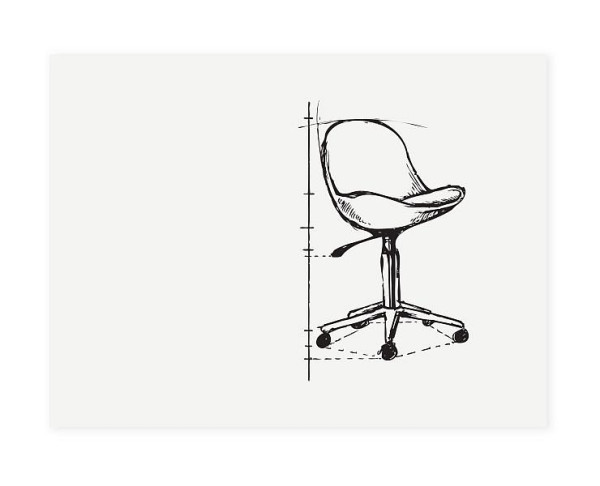 Legamaster BOARD-UP whiteboard, 75 x 100 cm, 7-106310
