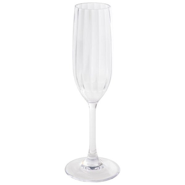 APS champagneglazen van Tritan-kunststof in transparant, Ø 5 cm, hoogte: 23 cm, 190 ml, verpakking van 12, 10540
