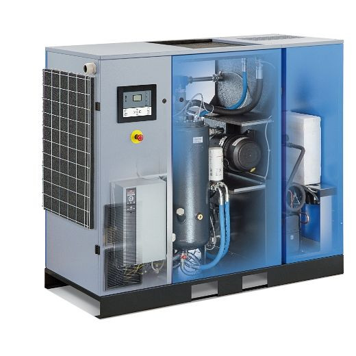 ELMAG schroefcompressor RMB 21D, 22 kW/10 bar, inclusief koeldroger, 12576