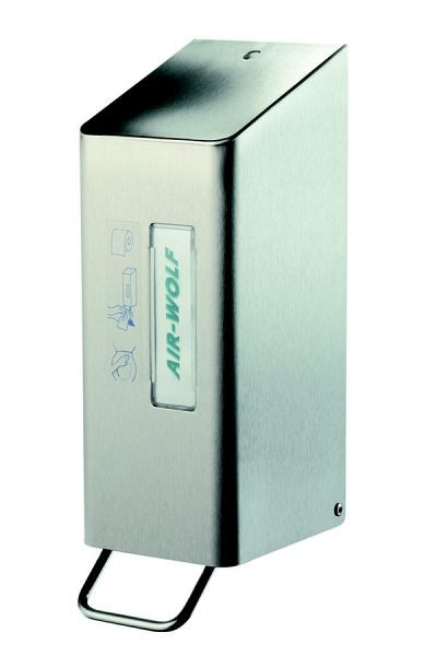 Air Wolf toiletbrilreiniger, Omega-serie, H x B x D: 288 x 97 x 142 mm, gecoat roestvrij staal, 29-016