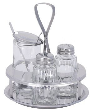 Contacto menage zout/peper/mosterd, 123/003