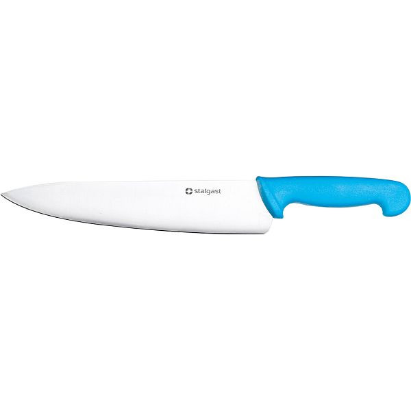 Stalgast-koksmes, HACCP, blauw handvat, roestvrijstalen lemmet 25 cm, MS0934250