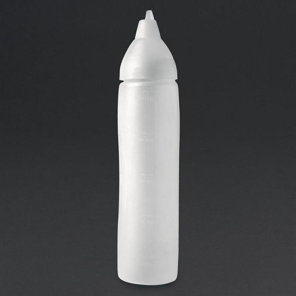 Araven doorzichtige non-drip sausfles 50cl, CW112