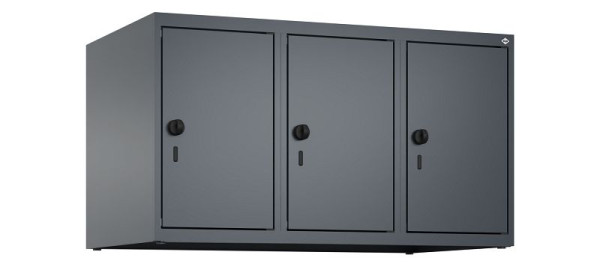 C+P kastopzet Classic PLUS, bovenkast, 7016/7016, veiligheidsdraaisluiting, 500x900x500mm, 3 vakken, 080090-30 S10012