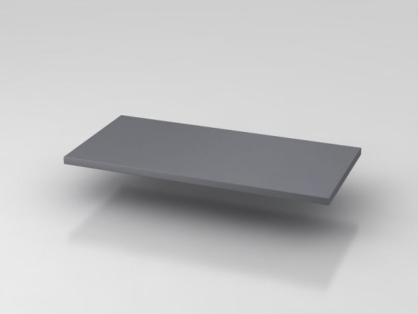 Hammerbacher plank 9 serie, decor: grafiet, 76 x 38,6 x 2,2 cm (BxDxH), V9FA8/G