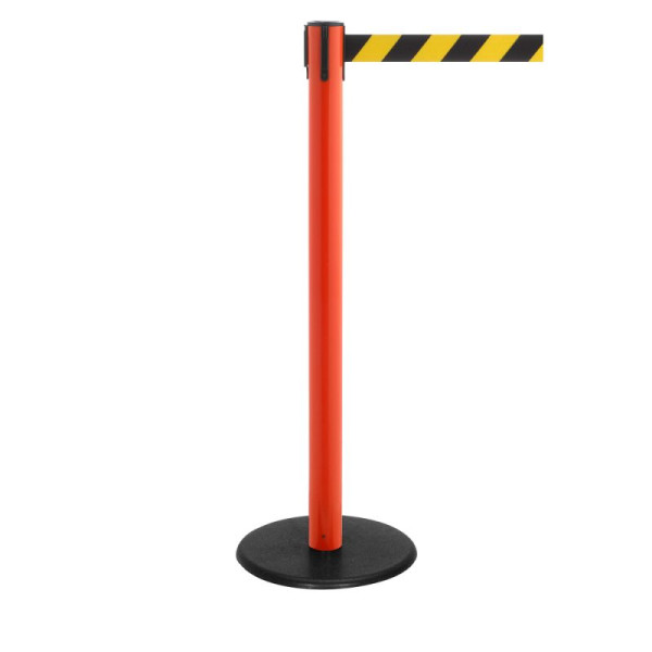Stein HGS HGS personengeleidingssysteem -P-Line Famous-, rood, zwart/geel diagonaal (gearceerd), met magnetisch banduiteinde, bandlengte: 2,3 m, 12800-1704