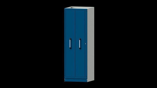 ANKE verticale uittrekbare werkbanken, modulair kastsysteem, model 201, 715 x 720 x 2200 mm, RAL 7035/5010, 631.020