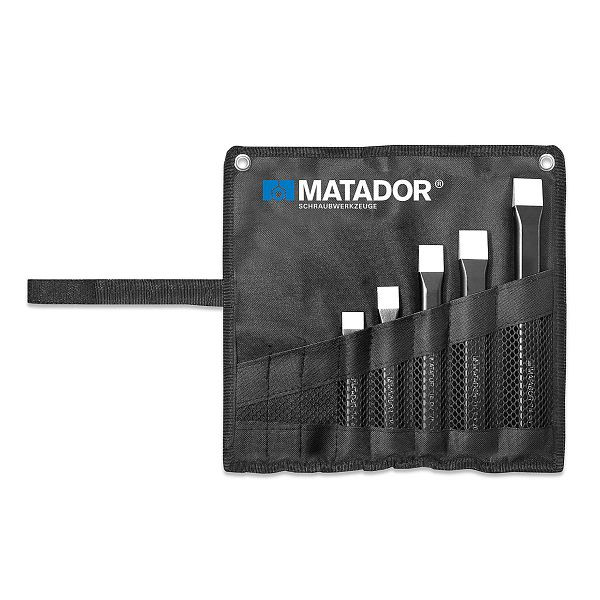 MATADOR platte beitelset, 5 stuks, 0714 9050
