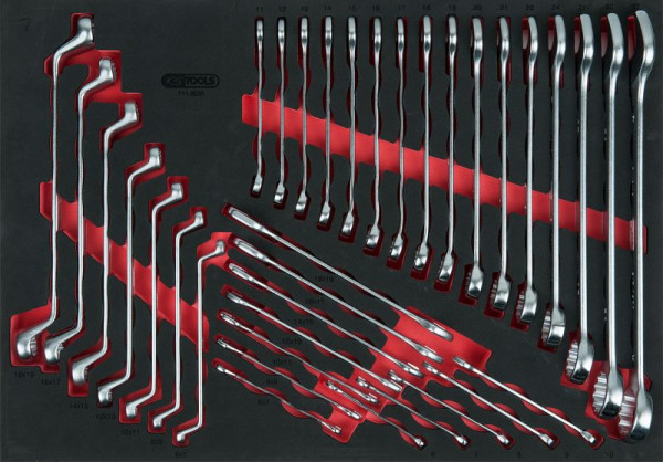 KS Tools sleutelset, 35-delig, 1/1 systeeminzet, 711.3035