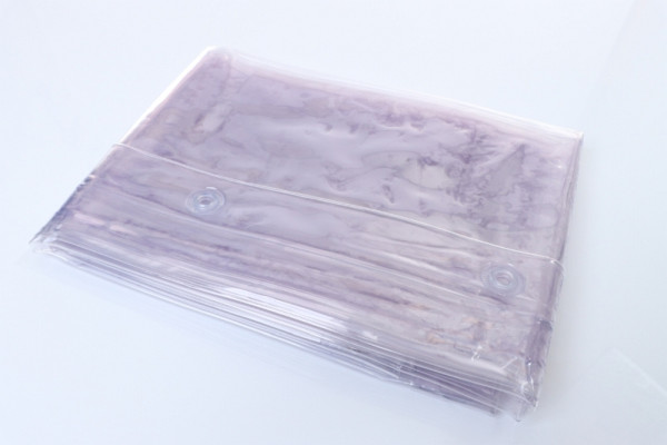 ELMAG beschermgordijn S0, glashelder, breedte: 1300 x hoogte: 2000x0,4 mm, beschermgordijn tegen stof, tocht, vocht en slijpspatten, 56261