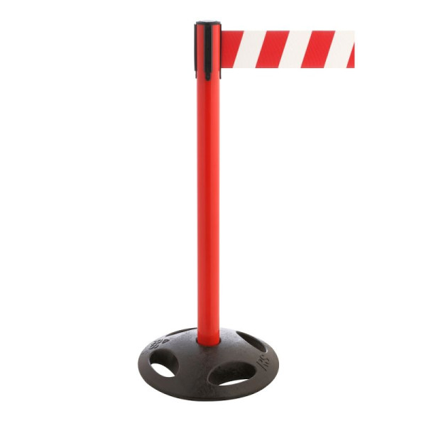 Stein HGS HGS personengeleidingssysteem -P-Line Maxi-, rood, rood/wit diagonaal (gearceerd), met riemeindstuk (standaard), 34175d-1302