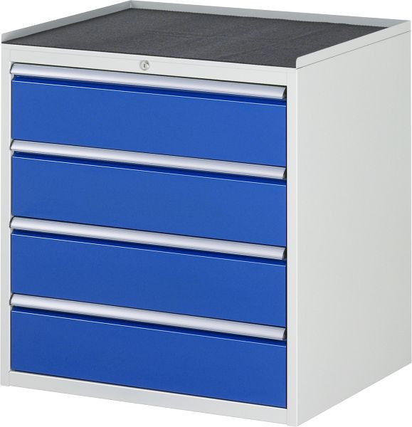 RAU ladekast serie 7000, metalen onderstel, 4 x lade maat XL 4xH180 mm, 770x825x650 mm, 03-XL5.1A-MT.11