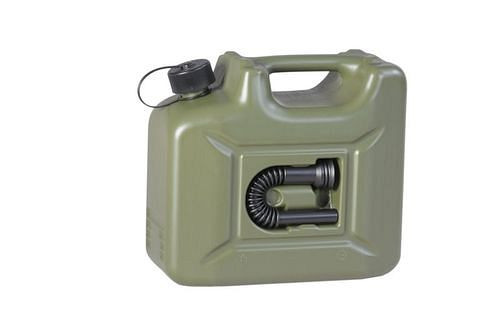 DENIOS jerrycan PROFI, 10 liter, olijf, verpakking van 5, 308359