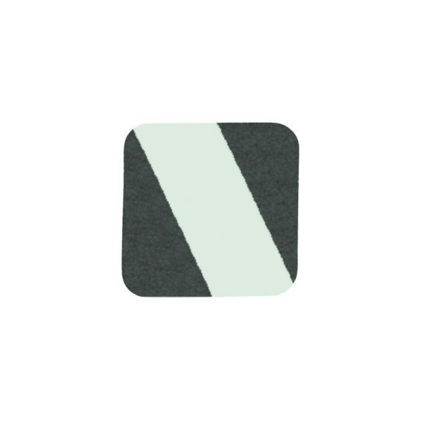 m2 Easy Clean antislipbekleding, fotoluminescent, zwart/groen, losse stroken 140x140mm, VE: 10 stuks, M3XV101401