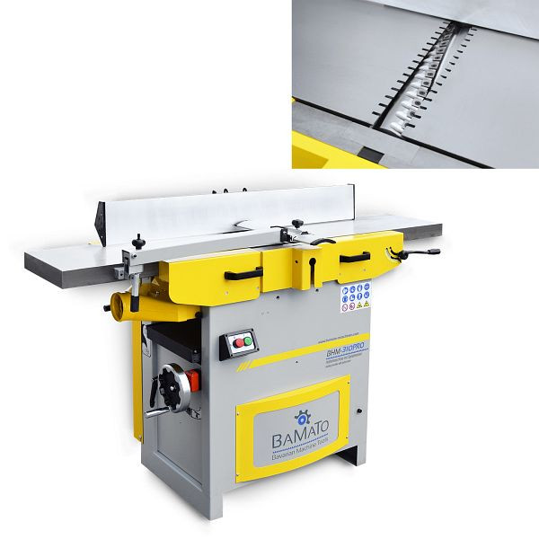 BAMATO schaaf- en vandiktebank met spiraalschaafas BHM-310PRO (400V), BHM-310PRO