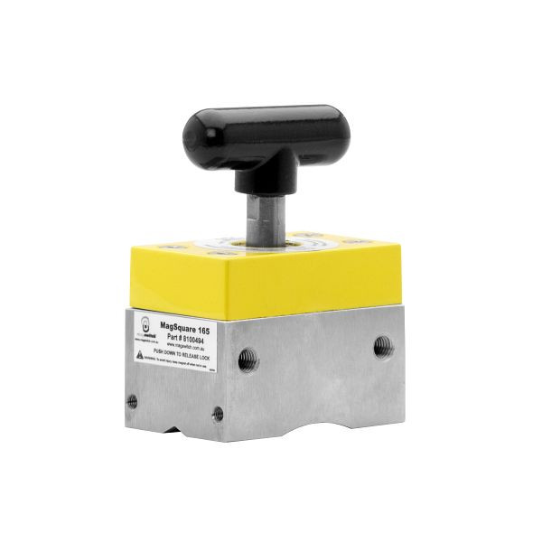 ELMAG magneetaanslag MS 150, 40x40x70mm, houdkracht 67 kg, 'AAN/UIT omschakelbaar', 55476