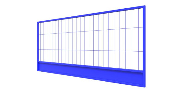 Schake schaalrooster systeemtype Beschermschaalrooster van staal, hoogte 1,0m, lengte 2,5m, 112961