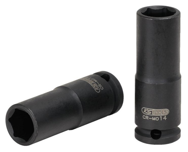 KS Tools 3/8" slagdop, zeskant, lang, 9 mm, 515.1609