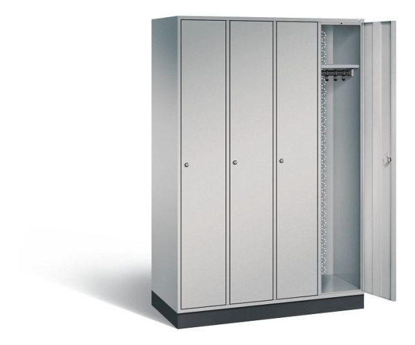 C+P locker Intro, H1950xW1220xD490mm, kleur: wit aluminium, 8170-401 S10040