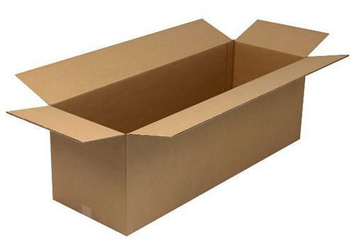 TransPak golfkartonnen vouwdoos 2-wandig, binnenmaat 1200 x 400 x 400 mm, kwaliteit 2.70BC, verpakking: 10 stuks, 299397