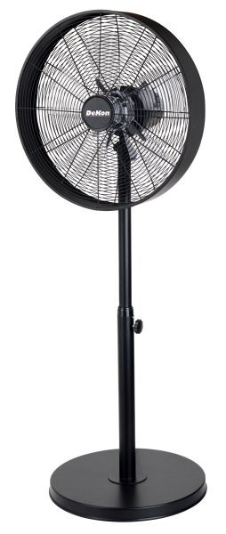 DeKon Stratos Design Stand-Ventilator, schwarz, ca. 40 cm, B 610