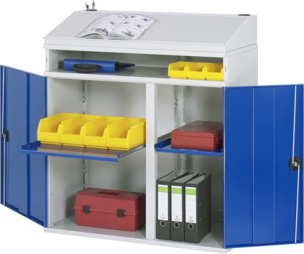 RAU zijkast sta bureau, opbergvak, 1100x1110/1220x520 mm, 07-1100T-M01.11